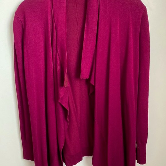 Burgundy purple cardigan for girls, by Guess - Picture 4 of 5